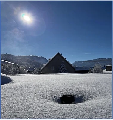 Ohne ERV, Schneedecke weg
